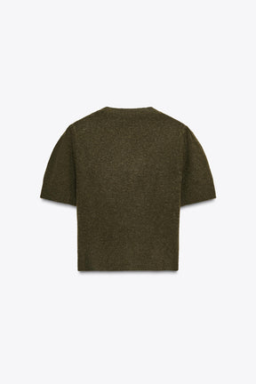 Short Sleeve Knit Jumper