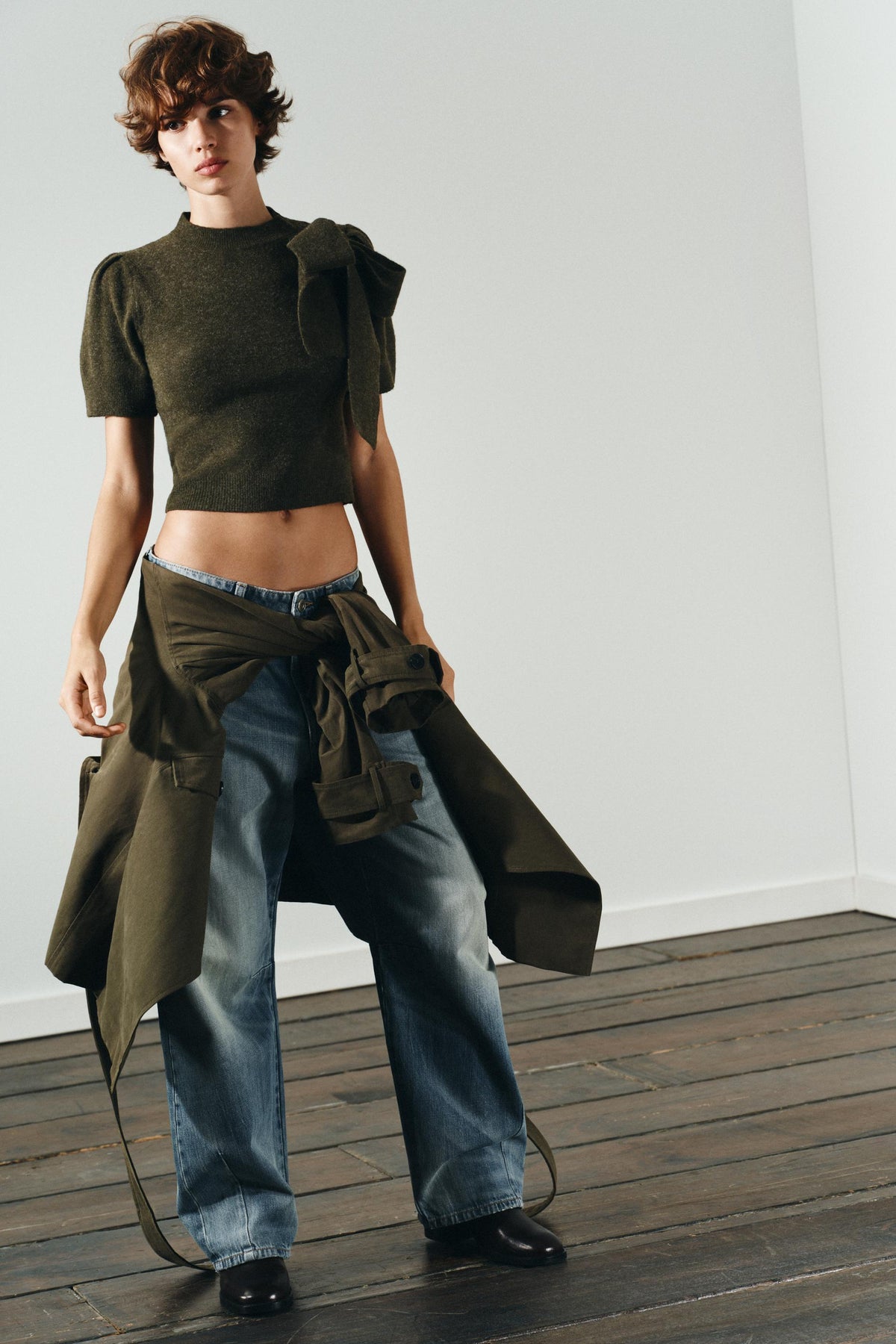 Short Sleeve Knit Jumper