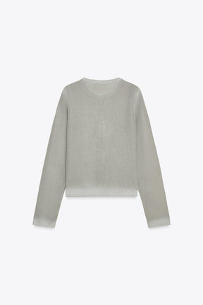 FADED EFFECT CARDIGAN - Image 4