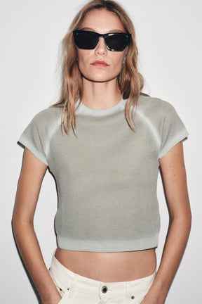 DIP-DYE EFFECT KNIT TOP - Image 2