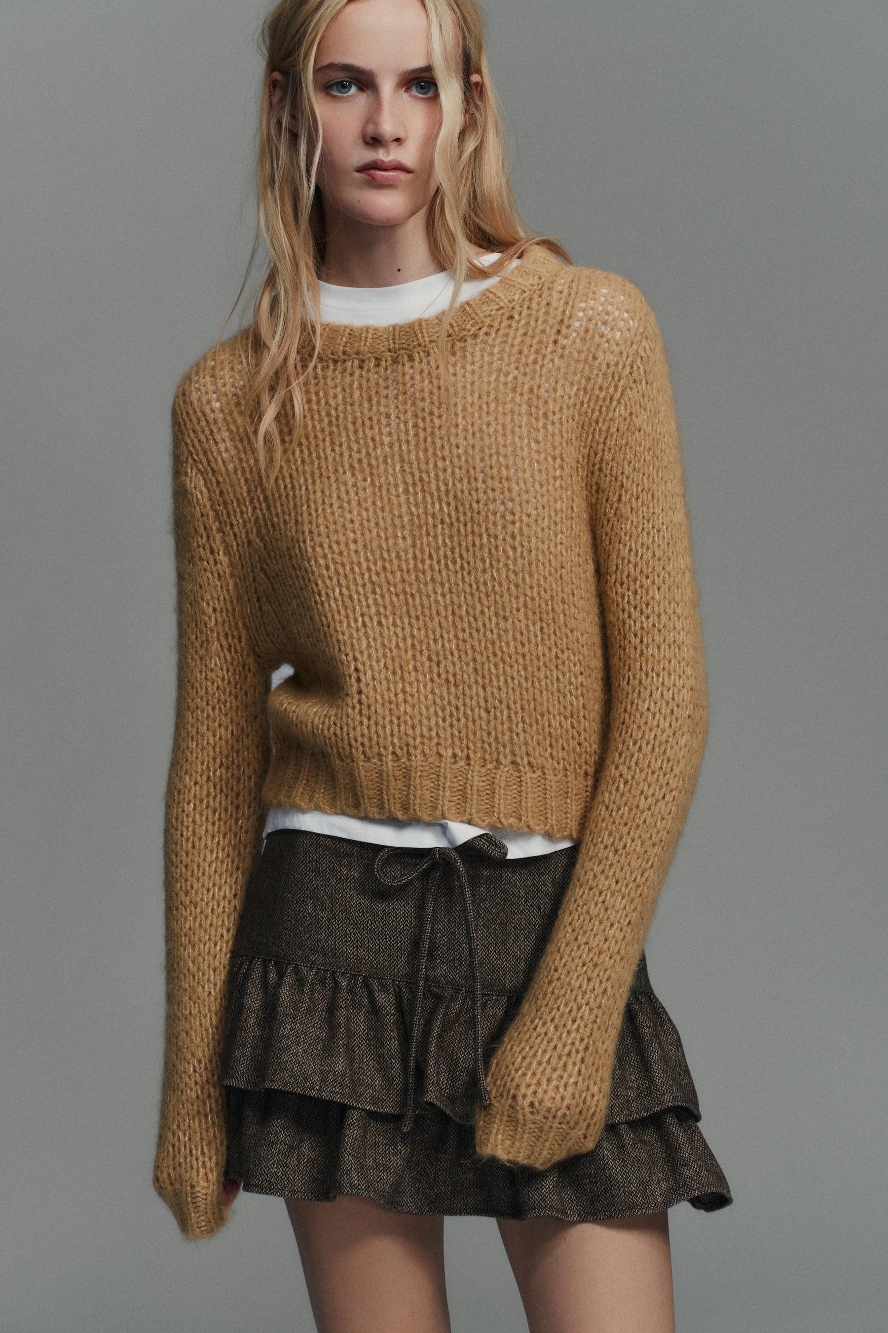 BRUSHED KNIT JUMPER