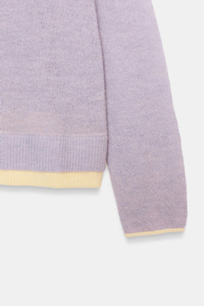 KNIT JUMPER WITH CONTRAST TRIMS - Image 5