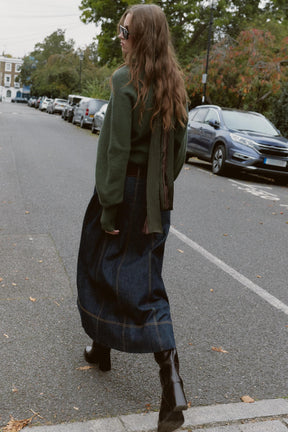 ASYMMETRIC KNIT JUMPER WITH CUFF DETAIL - Image 4