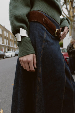 ASYMMETRIC KNIT JUMPER WITH CUFF DETAIL - Image 5