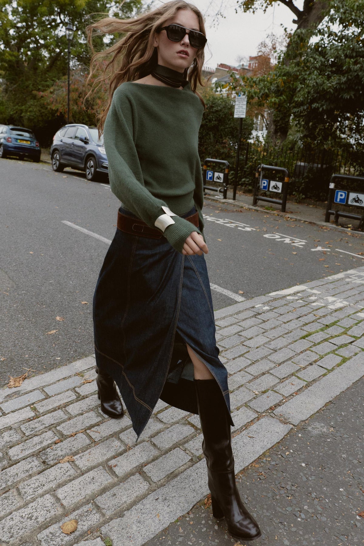 Asymmetric Knit Jumper