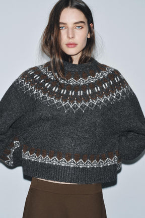 Jacquard Knit Jumper