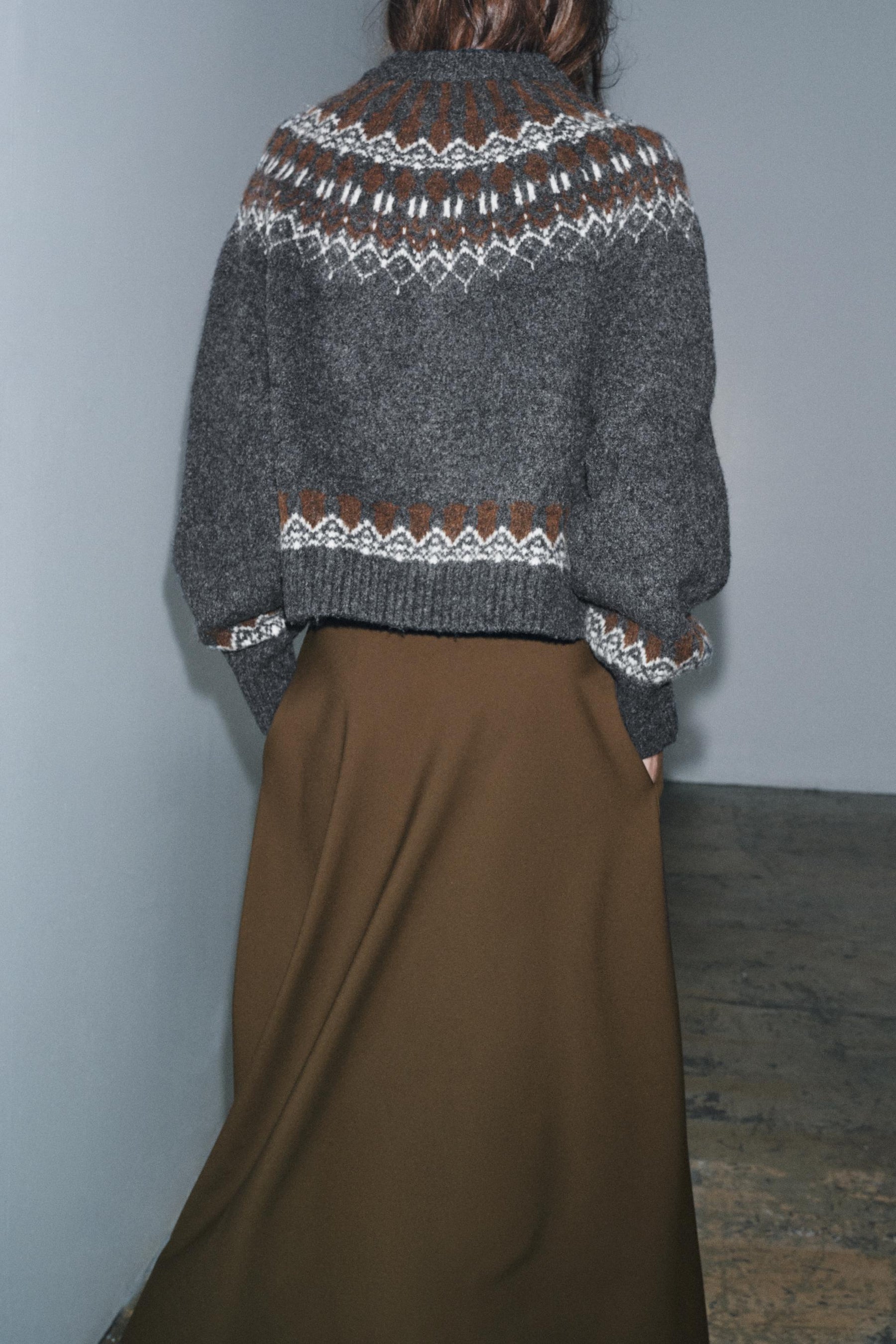 Jacquard Knit Jumper