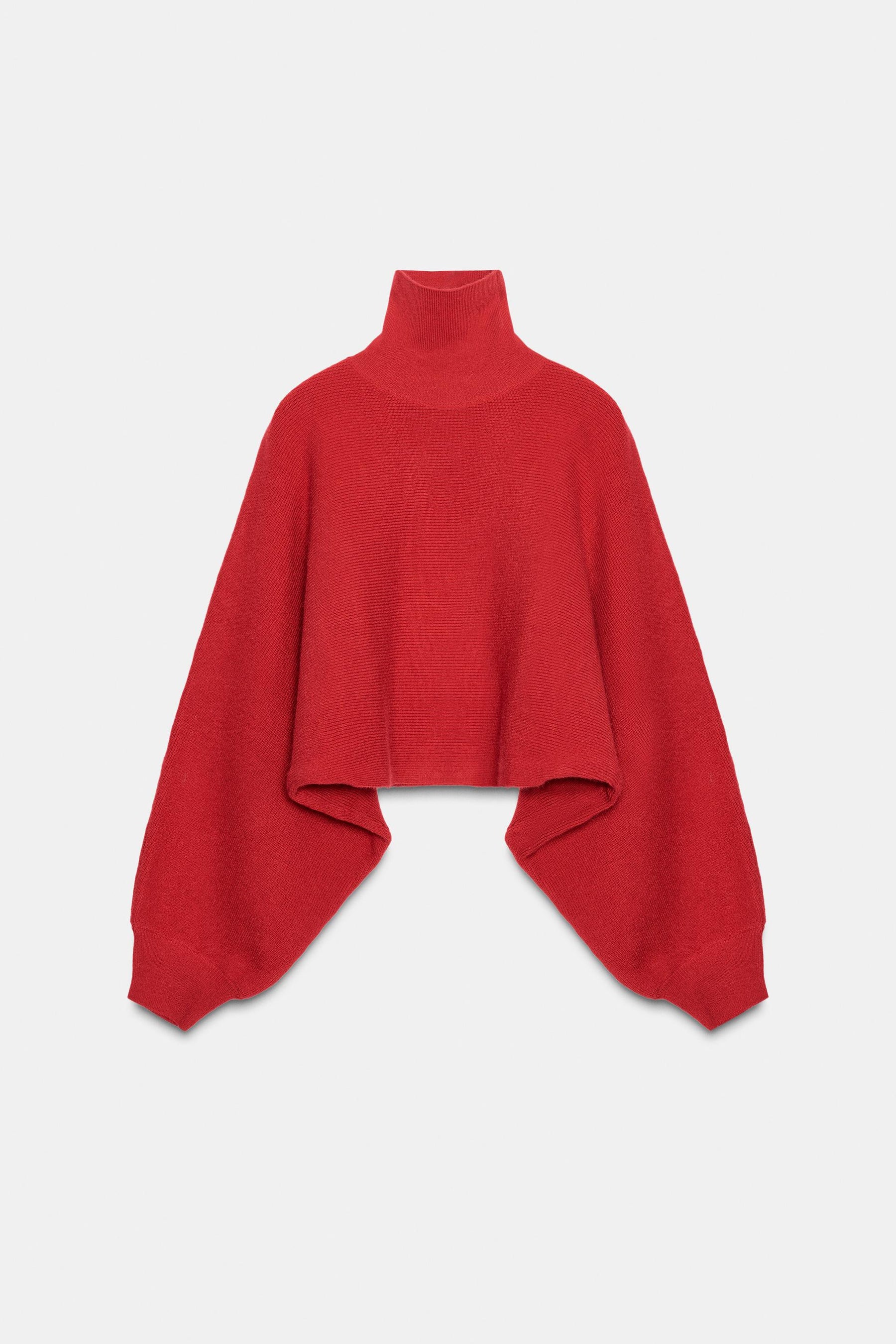 WIDE-SLEEVE KNIT JUMPER