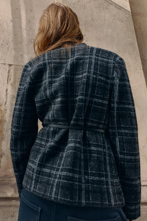 Knit Cardigan with Belt