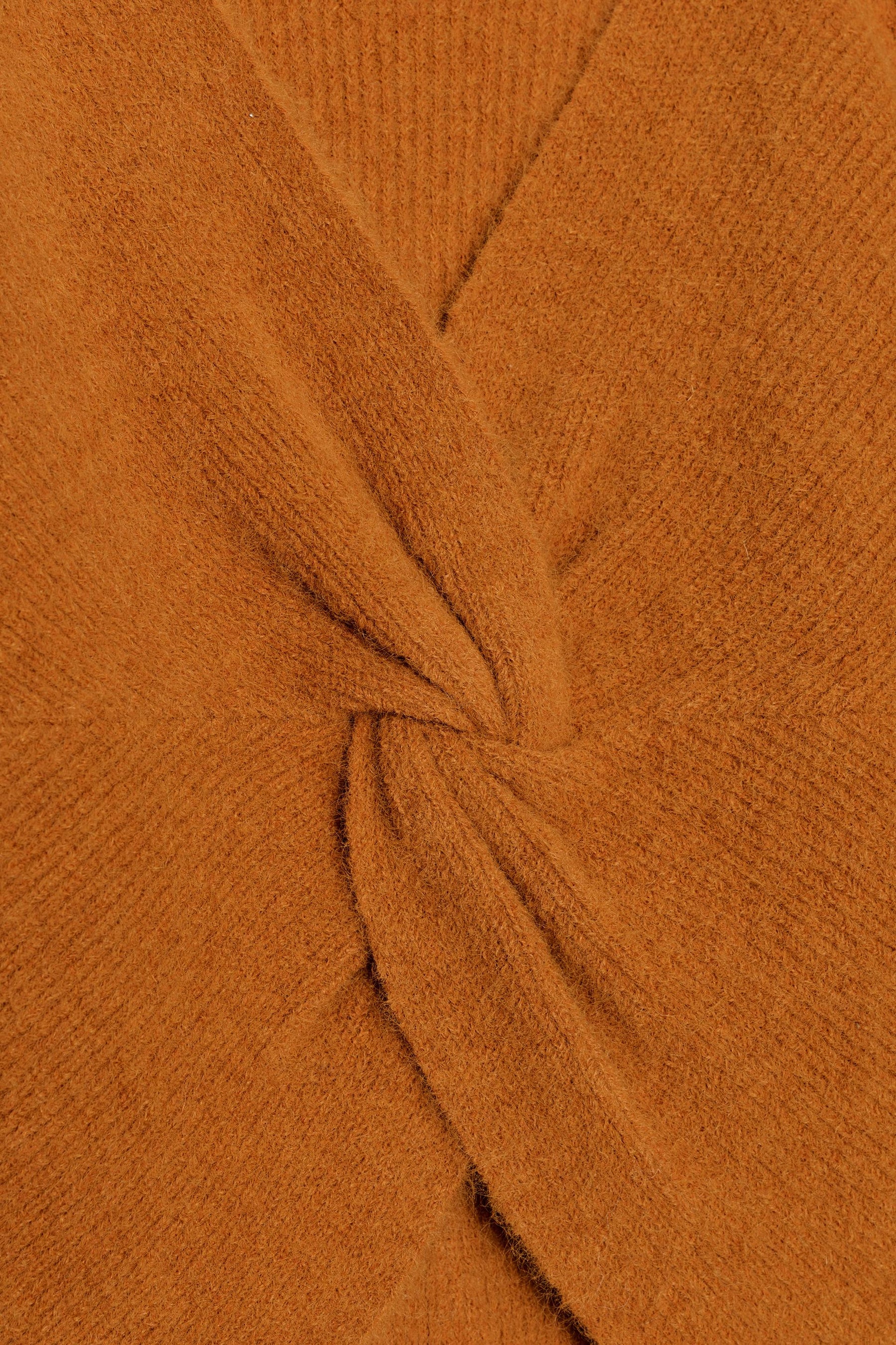 KNOTTED BACK KNIT JUMPER