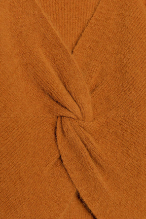 KNOTTED BACK KNIT JUMPER