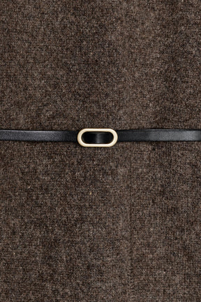 Wool Belted Cardigan