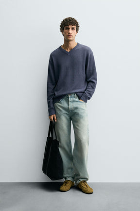 TEXTURED STRUCTURE SWEATER - Image 1