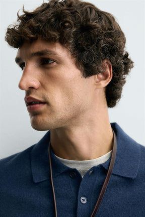 Wool Blend Polo