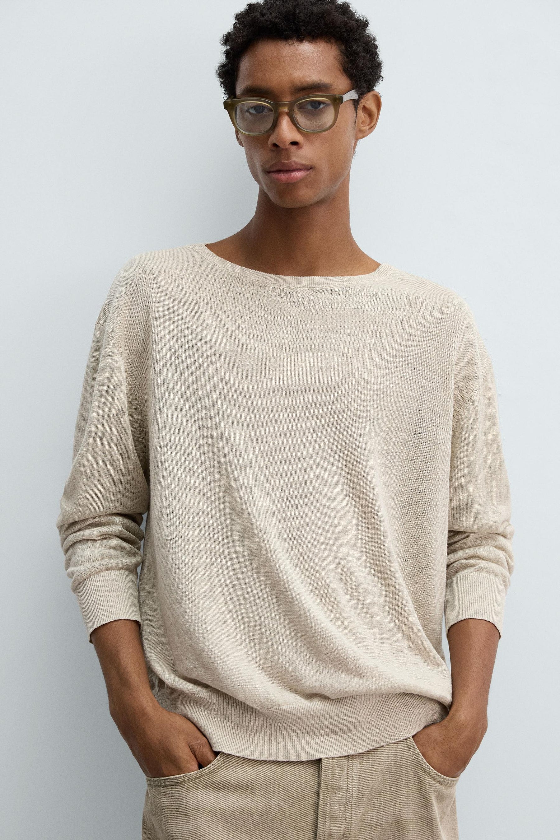 LIGHTWEIGHT LINEN SWEATER - Image 5