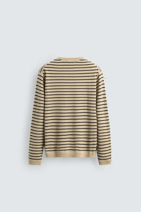 STRIPED WOOL BLEND JUMPER - Image 7