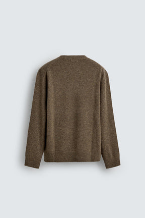 Wool Buttoned Pullover