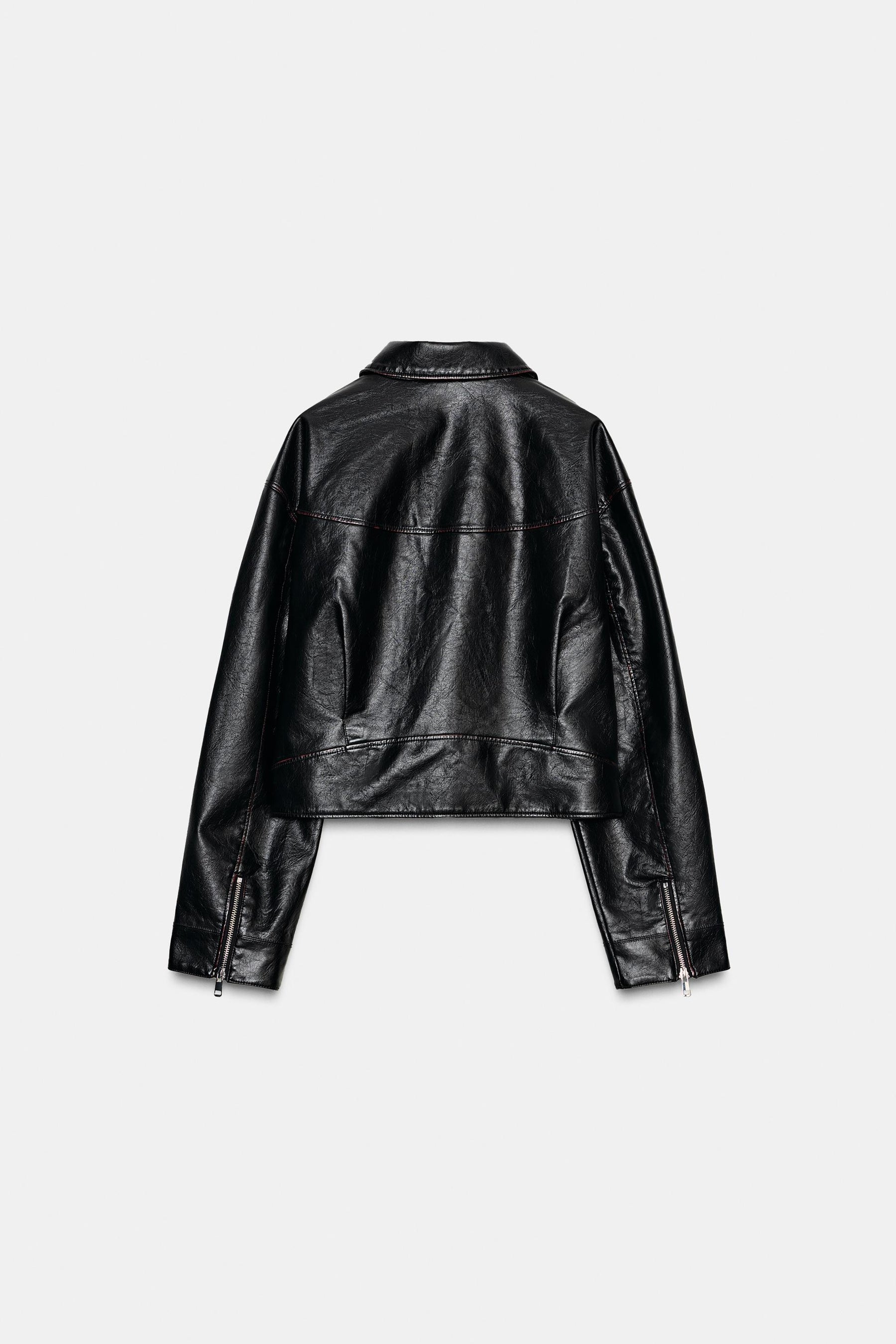 Faux Leather Jacket