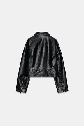 Faux Leather Jacket