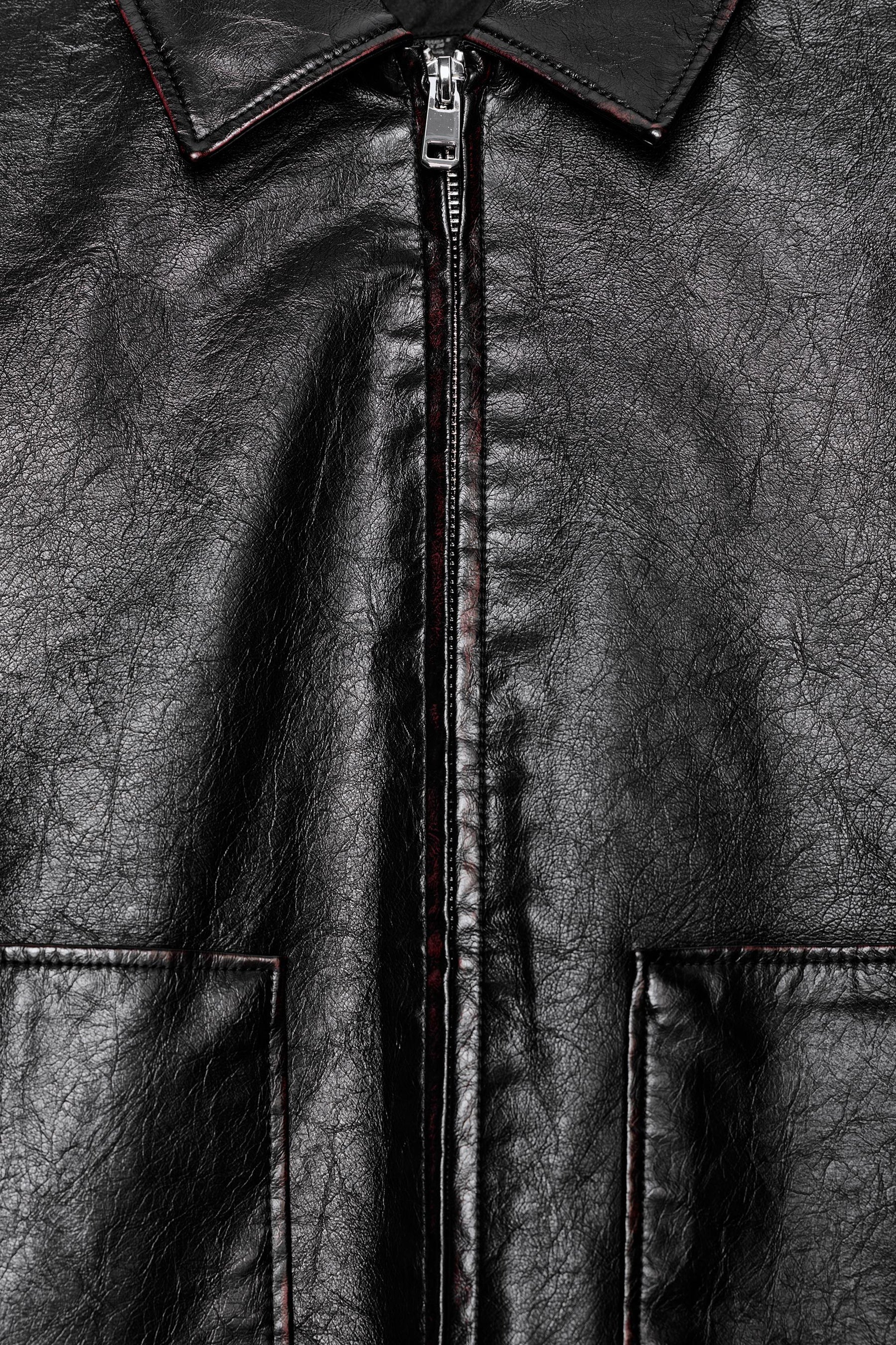 Faux Leather Jacket