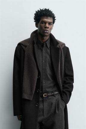 REGULAR FIT WOOL COAT - Image 2