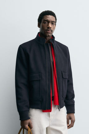 QUILTED JACKET WITH WOOL - Image 2
