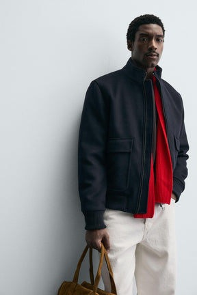 QUILTED JACKET WITH WOOL - Image 6