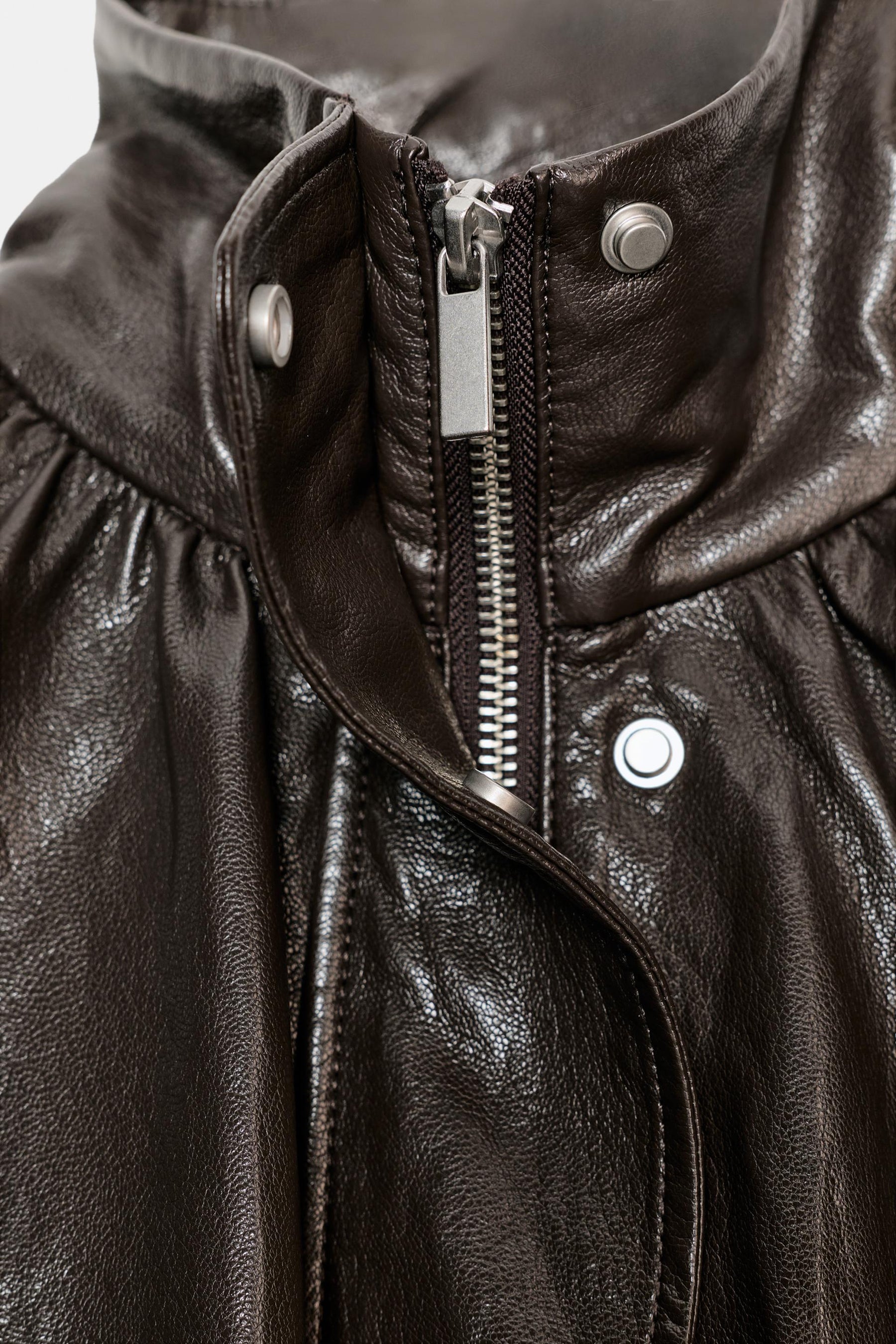 Leather Bomber Jacket
