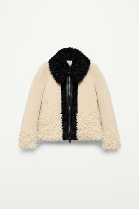 Faux Fur Patchwork Jacket