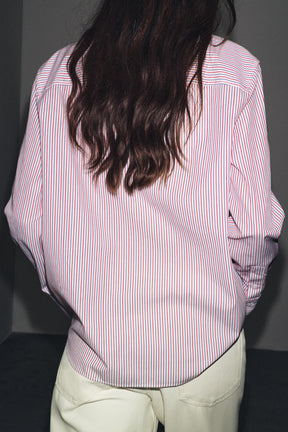 Striped Poplin Shirt