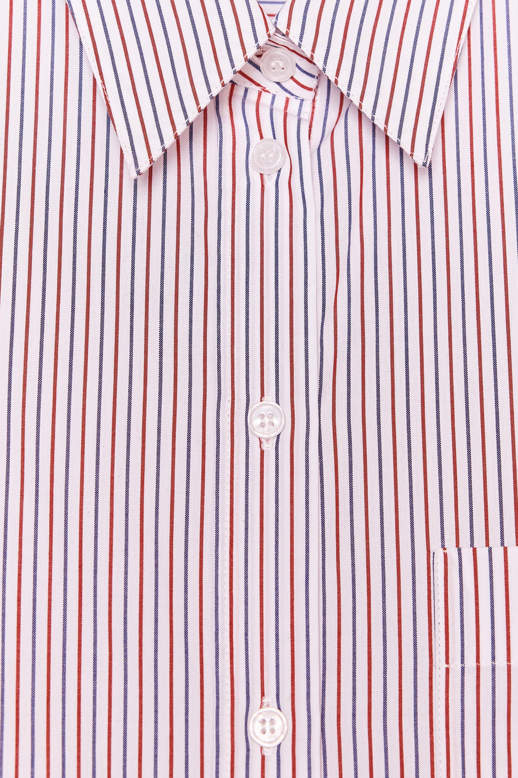 Striped Poplin Shirt