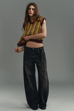 TEXTURED KNIT WAISTCOAT - Image 1