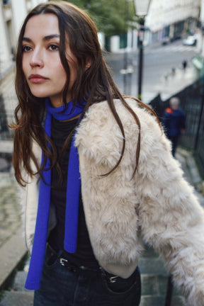 Faux Fur Bomber Jacket