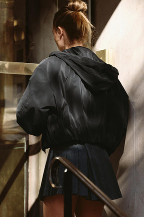 RUBBERISED HOODED JACKET - Image 3