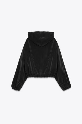 RUBBERISED HOODED JACKET - Image 4