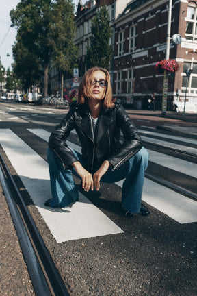 Faux Leather Biker Jacket