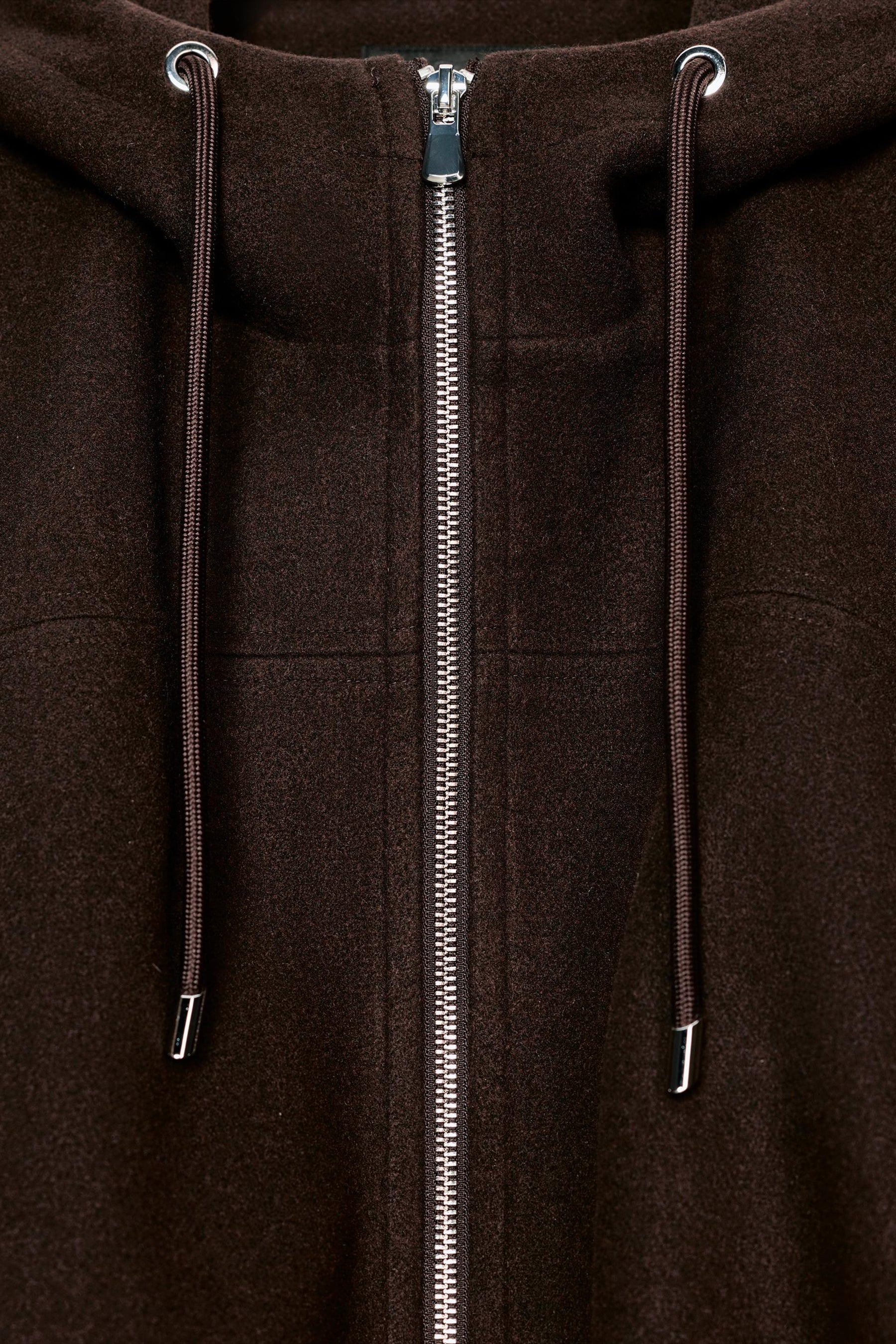 Oversized Hooded Bomber Jacket