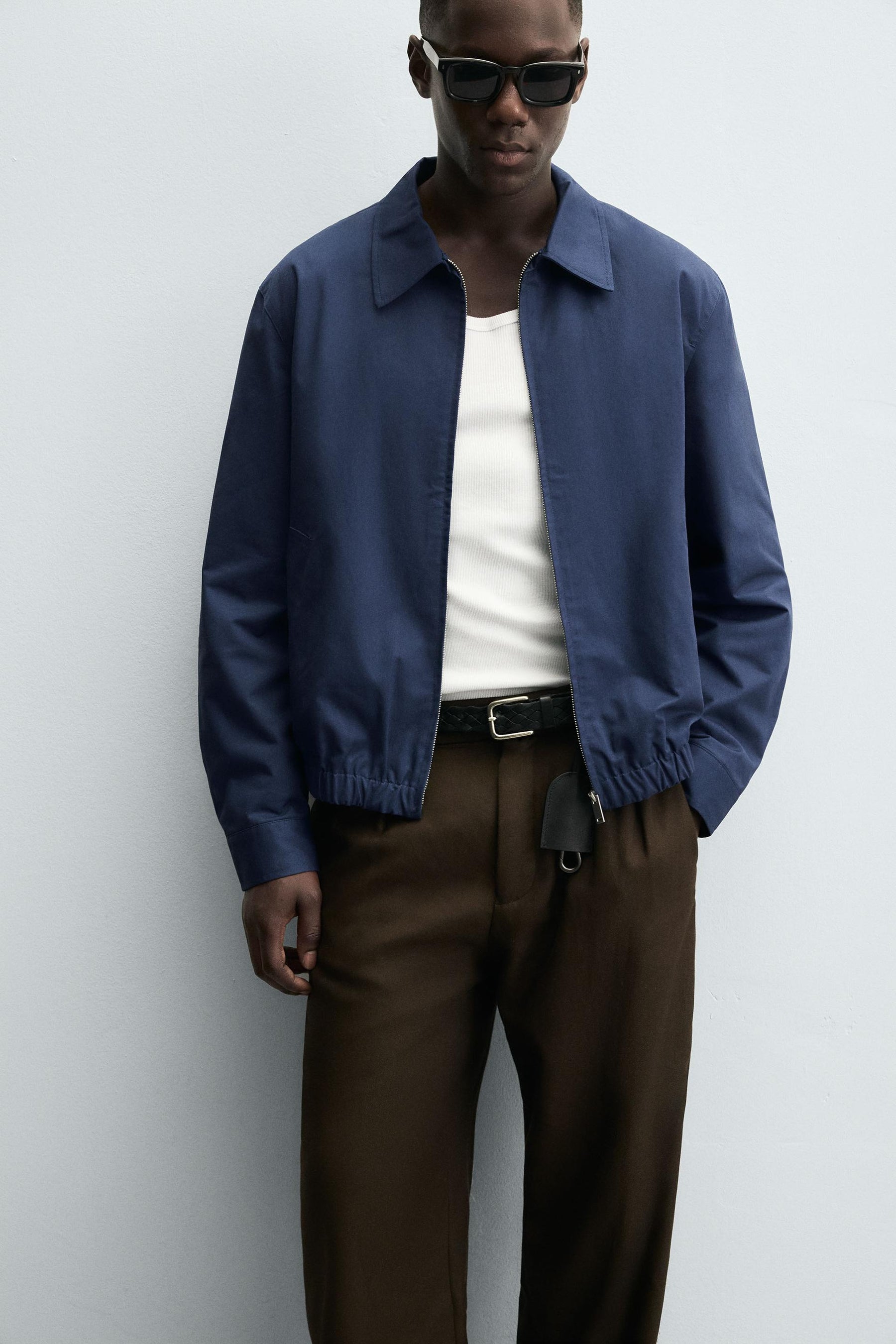 REGULAR FIT COTTON JACKET - Image 6