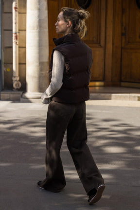 RUBBERISED PUFFER GILET - Image 3