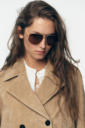 Leather Cropped Jacket