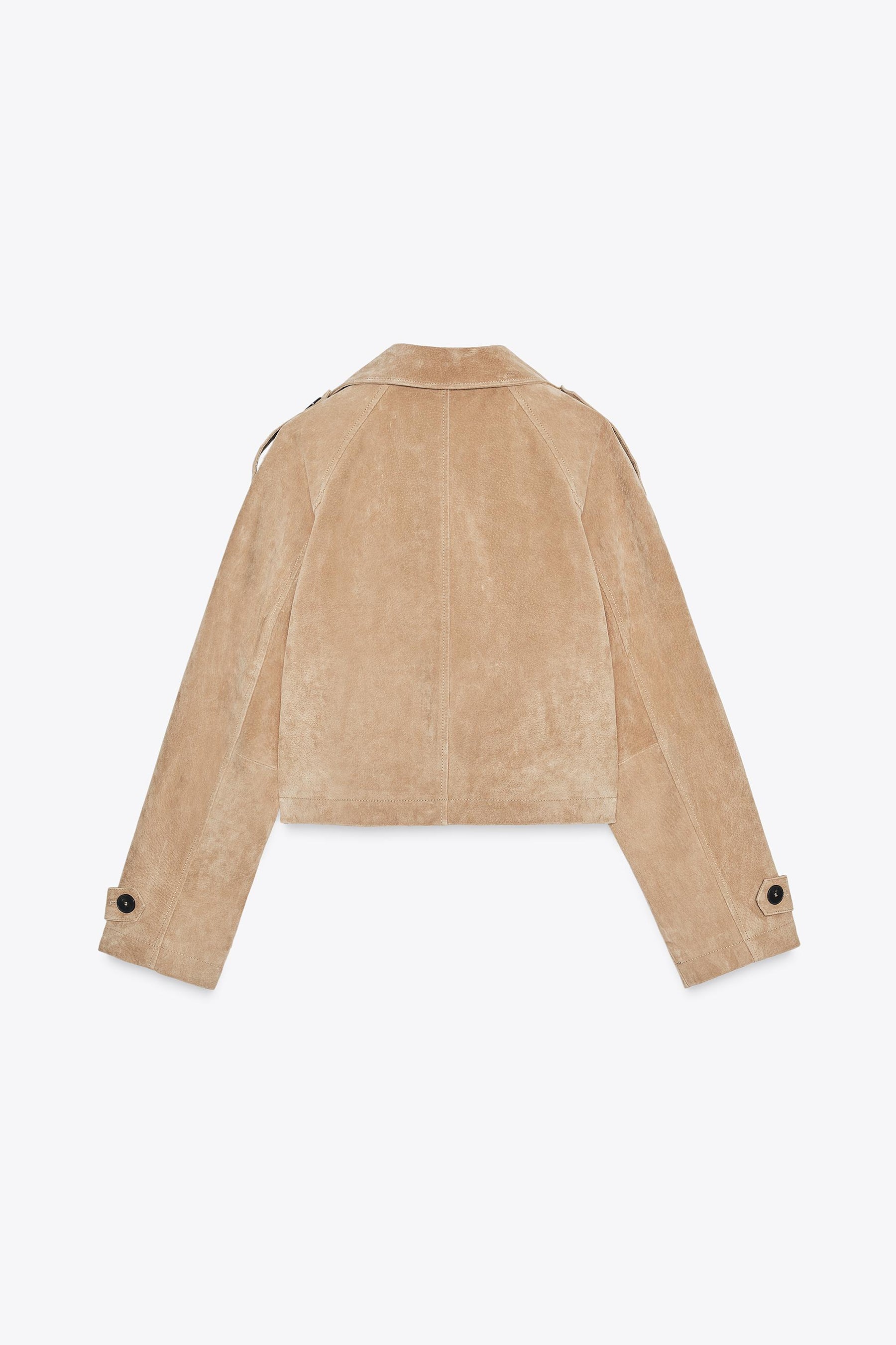 Leather Cropped Jacket