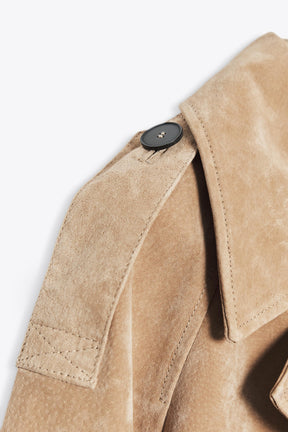 Leather Cropped Jacket