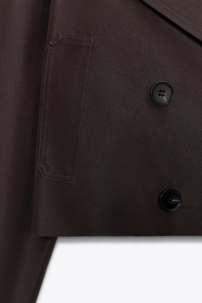 DOUBLE-BREASTED SHORT JACKET - Image 4