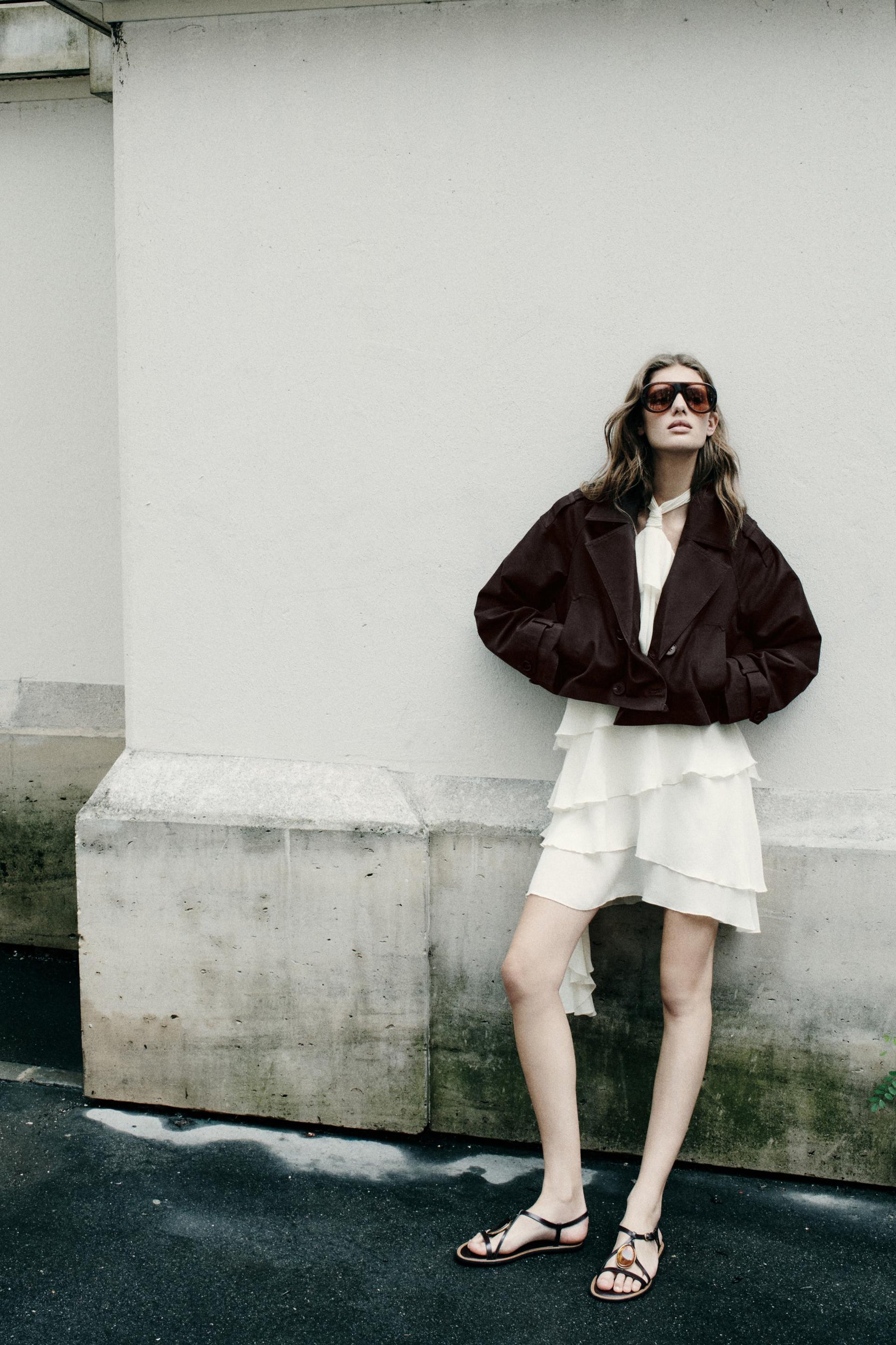 Double-Breasted Short Jacket