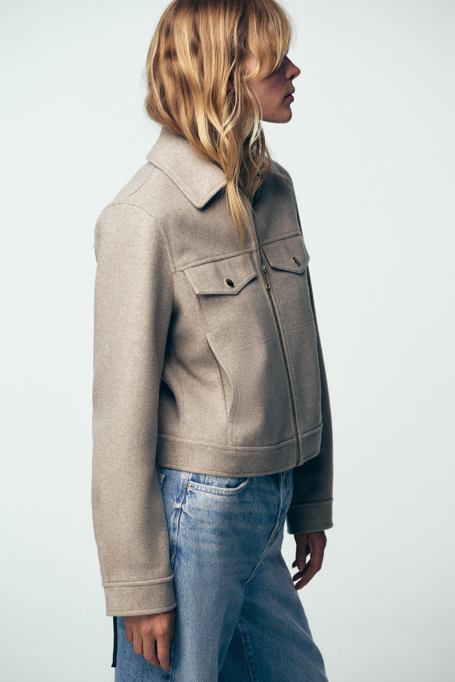 Soft Zip Fashion Jacket