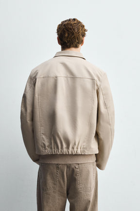 RELAXED FIT ZIP-UP JACKET - Image 3
