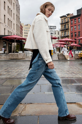 Bouclé Jacket with Pockets