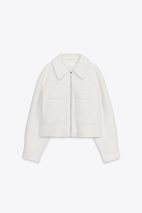 Bouclé Jacket with Pockets