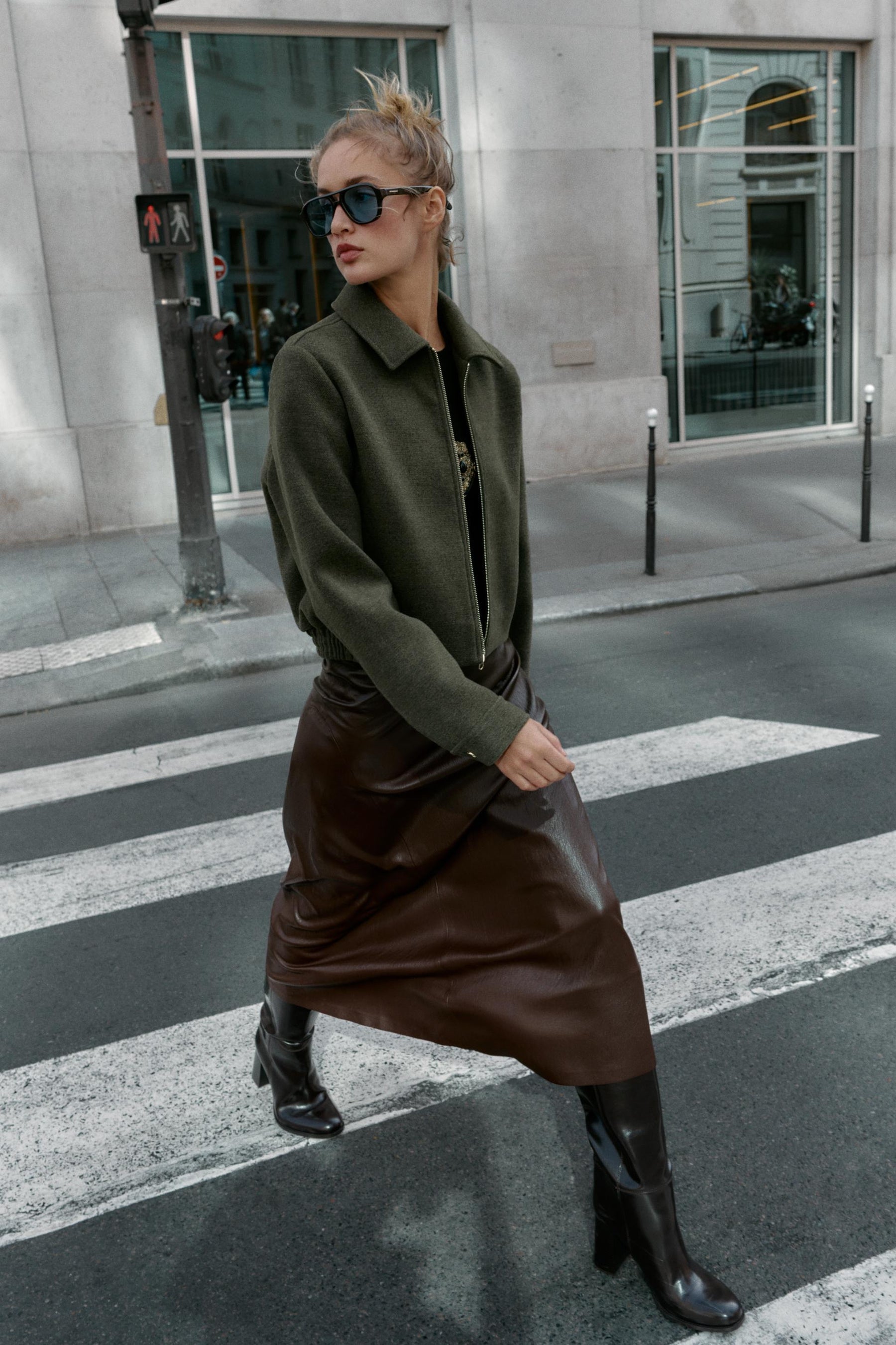 SOFT BOMBER JACKET - Image 1