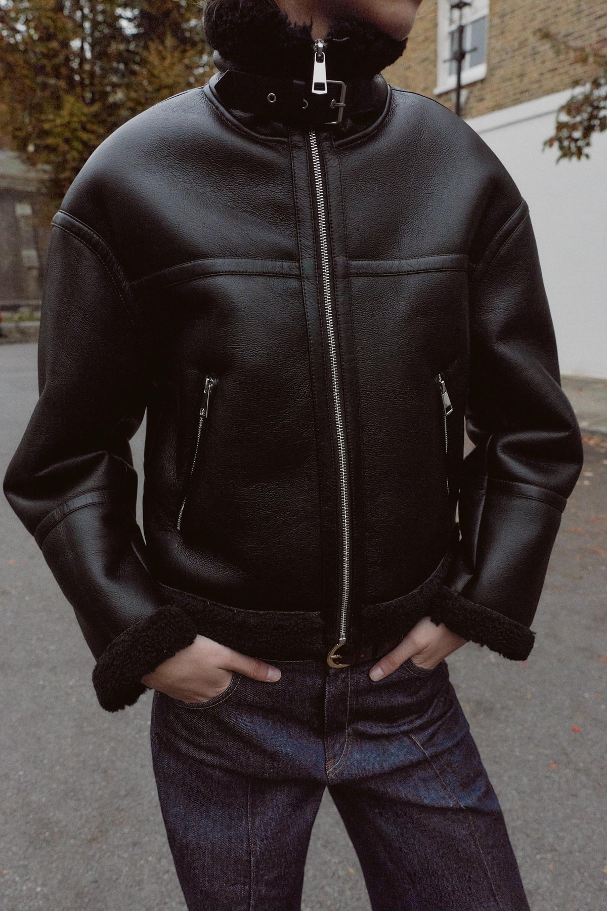 Faux Shearling Jacket